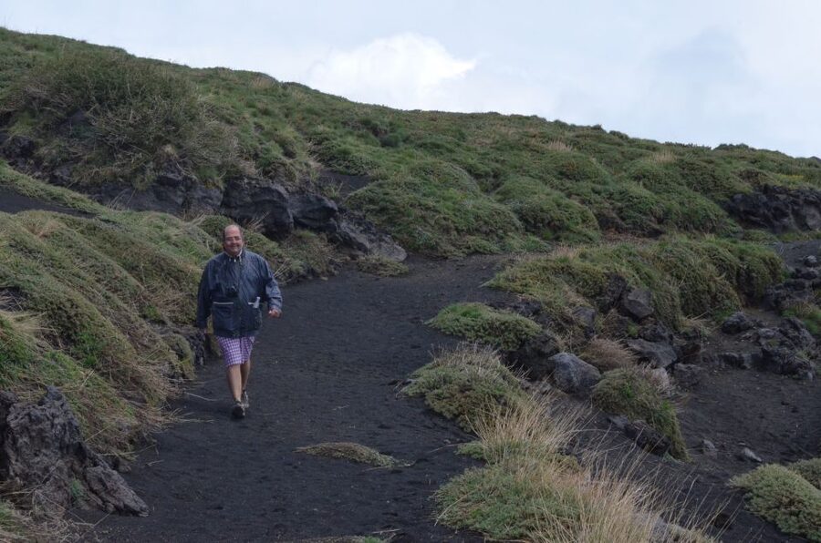 From Catania: Mount Etna Half-Day Tour and Wine Experience - The lava cave with helmet and torch
