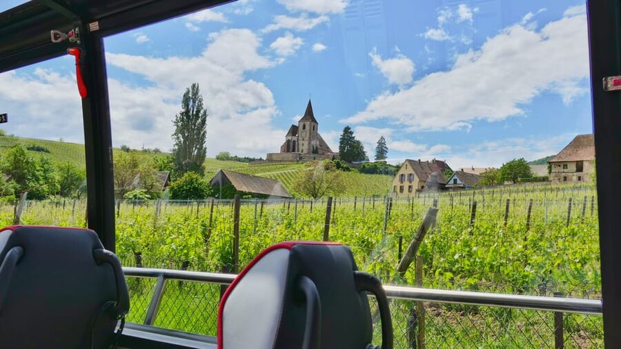From Colmar: Alsace Medieval and Wine Tasting Day Tour - Sigolsheim Necropolis and a wide view of Alsace