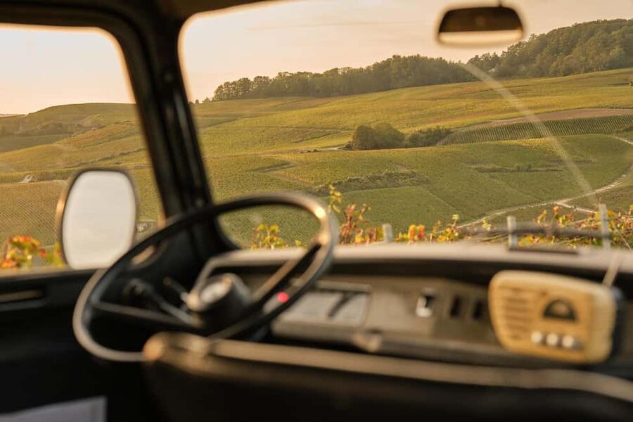 From Epernay : Champagne tasting with a vintage car - Leaving Épernay from Avenue de Champagne