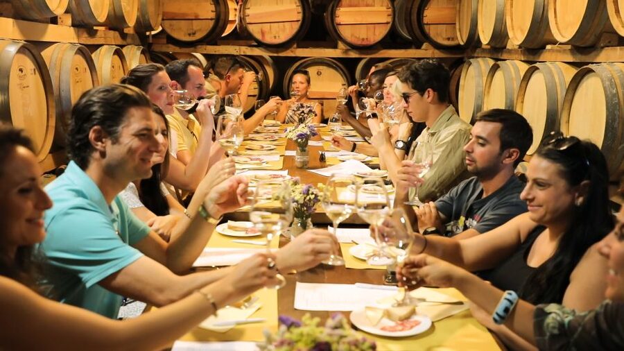 From Florence: Chianti Tour with Two Wine and Food Tastings - First winery: a small start with wine and local snacks