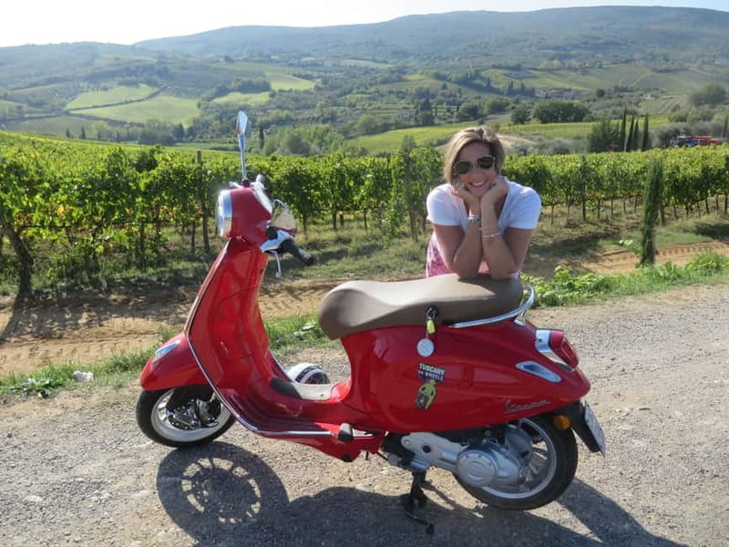 From Florence: Tuscany Vespa Tour with Lunch & Wine - A family winery, Tuscan lunch, and wine tasting