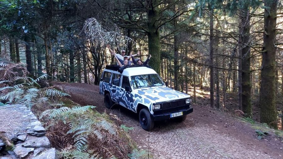 From Funchal: Open Roof Jeep Tour with Madeira Wine Tasting - From Funchal to Câmara de Lobos by old side roads