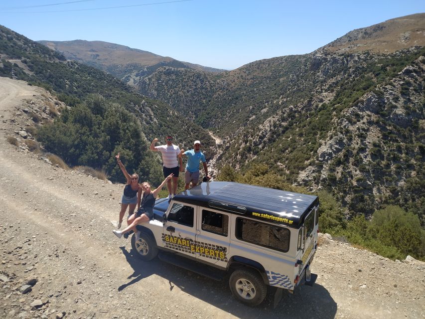 From Heraklion: Matala Beach - Caves & winery Full Day tour - Guides, languages, and the vehicle