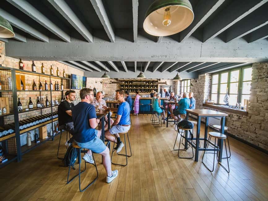 From Korcula Town: Local Wine & Sightseeing Half-Day Tour - First winery: a family feel and local character