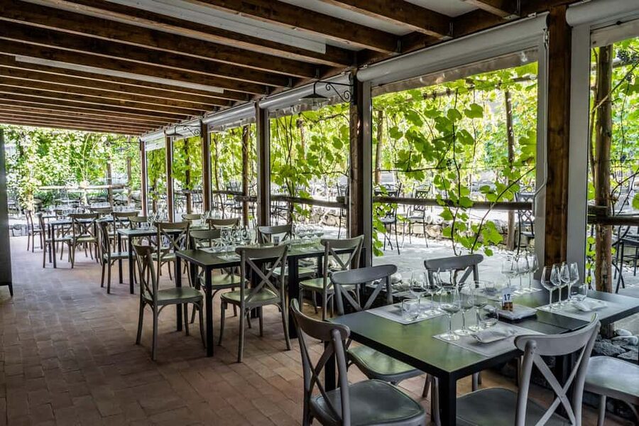 From Pompeii: Mount Vesuvius Wine Tasting and Lunch - The tasting begins with food, not just glasses