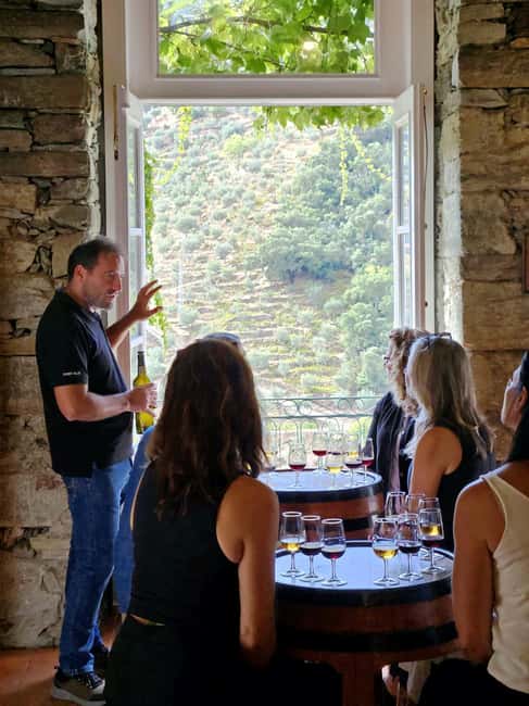 From Porto: Premium Douro Valley 4 Vineyards Tour with Lunch - First winery: start with the Douro in the glass