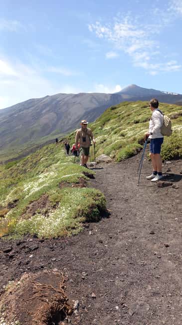 From Siracusa: Etna Tour - Trek, Wine and Food - Craters, lava flows, and a real lava cave
