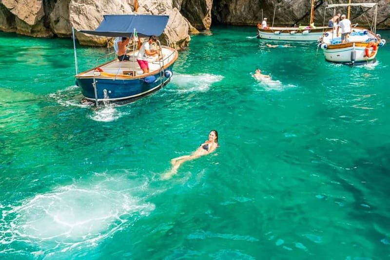 From Sorrento: Capri Boat Cruise with Swimming and Prosecco - Why seeing Capri by boat makes sense