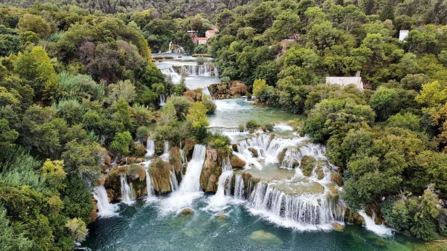 From Split: Krka Waterfalls with Wine & Cheese Tasting Tour - The guide makes or breaks a large-group day