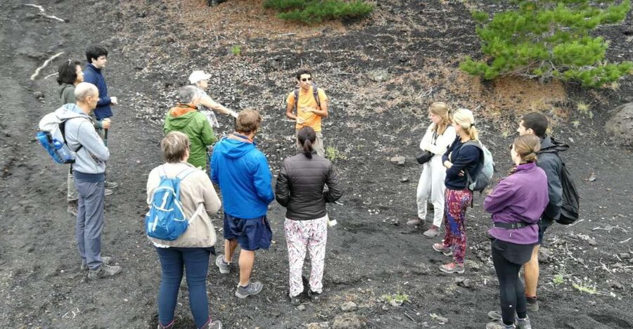 From Taormina: Full-Day Etna, Wine & Alcantara Canyons Tour - Walking Etna’s extinct craters at 2,000 meters