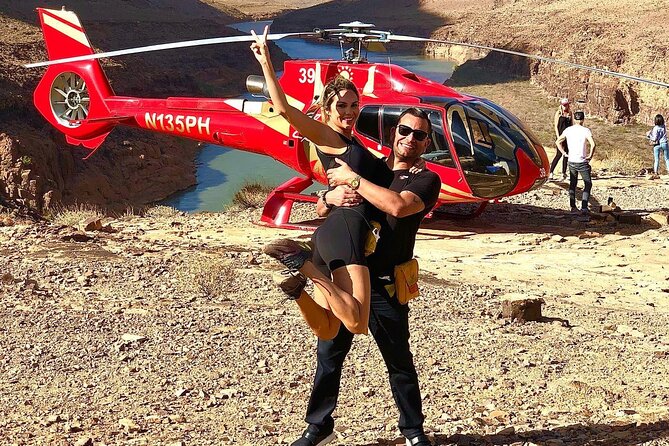 Grand Canyon West Rim Helicopter Tour with Champagne Toast - The return flight and optional Las Vegas Strip view