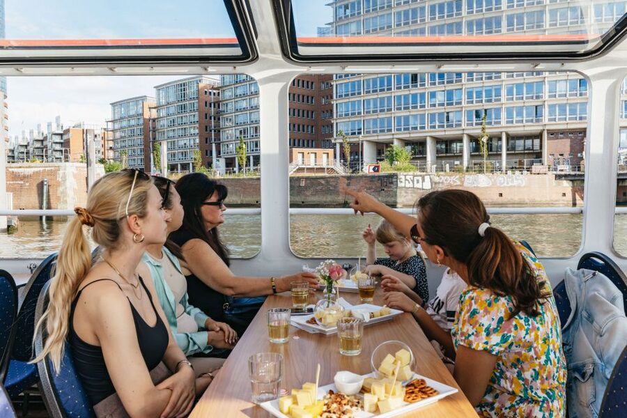 Hamburg: Harbor Cruise with Wine and Cheese - The Harbor Route, From Working Docks to City Landmarks