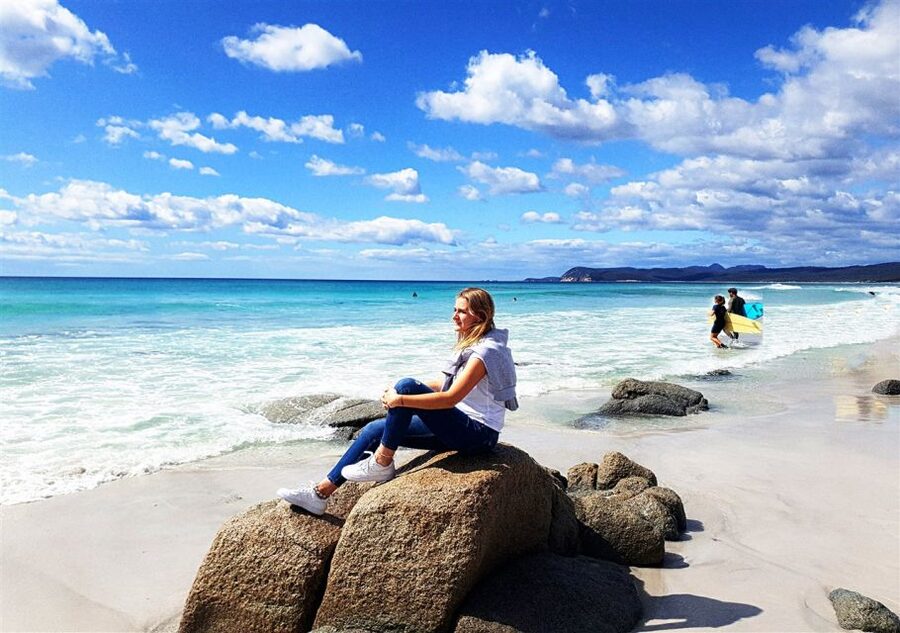 Hobart: Wineglass Bay, Freycinet Park, and Richmond Tour - Cape Tourville and the calmer side of Freycinet