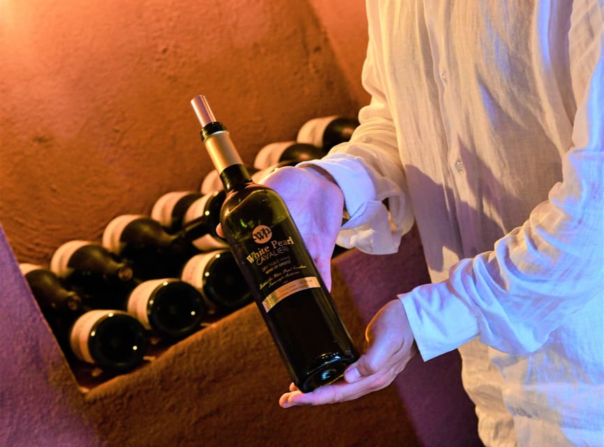 Imerovigli: Premium Wine Tasting with Caldera and Sea Views - A vineyard tasting above the caldera