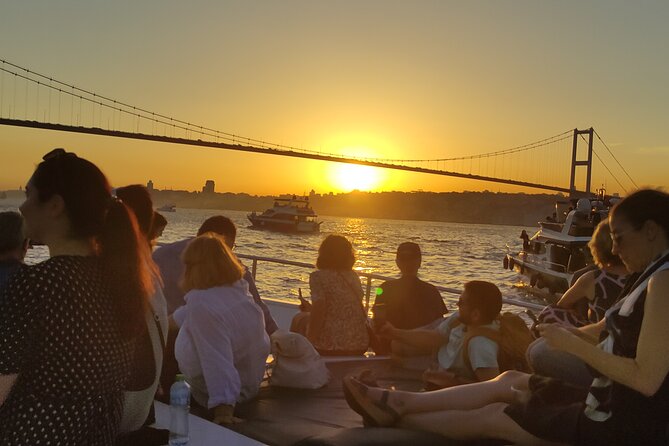 Istanbul Bosphorus Sunset Cruise with Wine on a Luxury Yacht - The guide can shape the whole evening