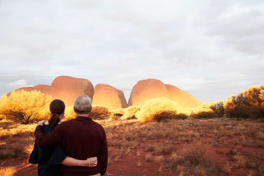 Kata Tjuṯa Sunset Tour with Sparkling Wine and Cheeseboard - Sparkling wine, wine, and light snacks