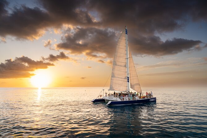 Key West Champagne Sunset Catamaran Cruise - Sailing out from Key West Historic Harbor