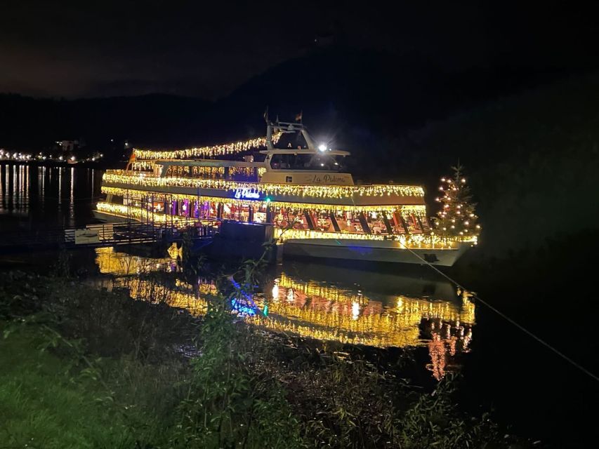 Koblenz: Christmas Boat Tour with Mulled Wine - Boarding at Bridge 10 on Konrad-Adenauer-Ufer