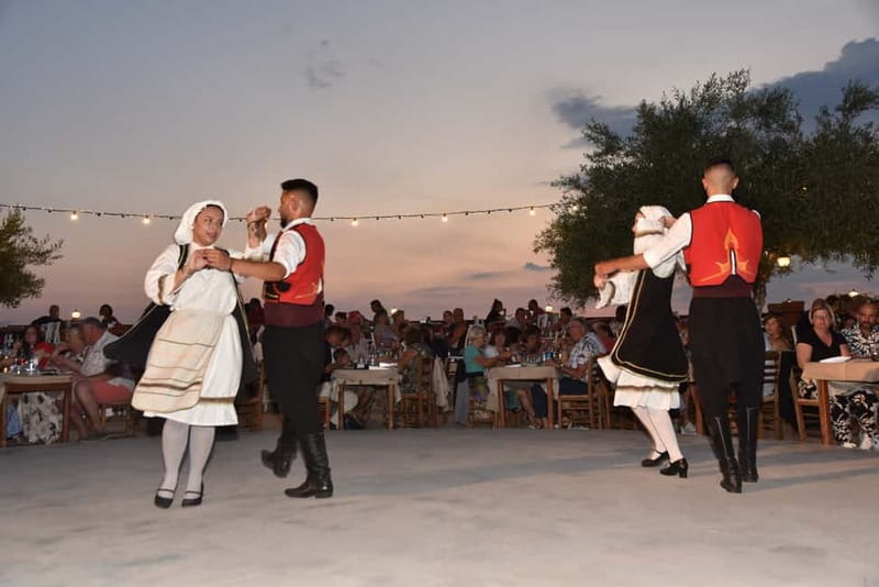 Kos: Greek Dinner with Music, Dancing, and Unlimited Wine - What arrives at the table