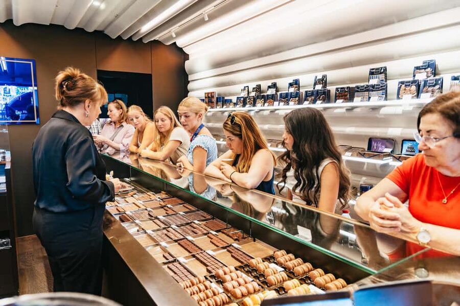 Le Marais Walking Food Tour with Cheese, Wine & Pastries - The market stop at Marché des Enfants Rouges