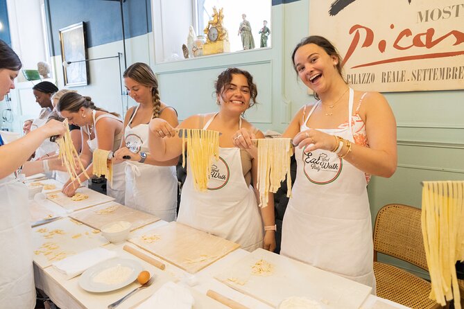 Learn to Make Pasta & Tiramisu with Wine and Limoncello Included - Fresh fettuccine from flour to plate