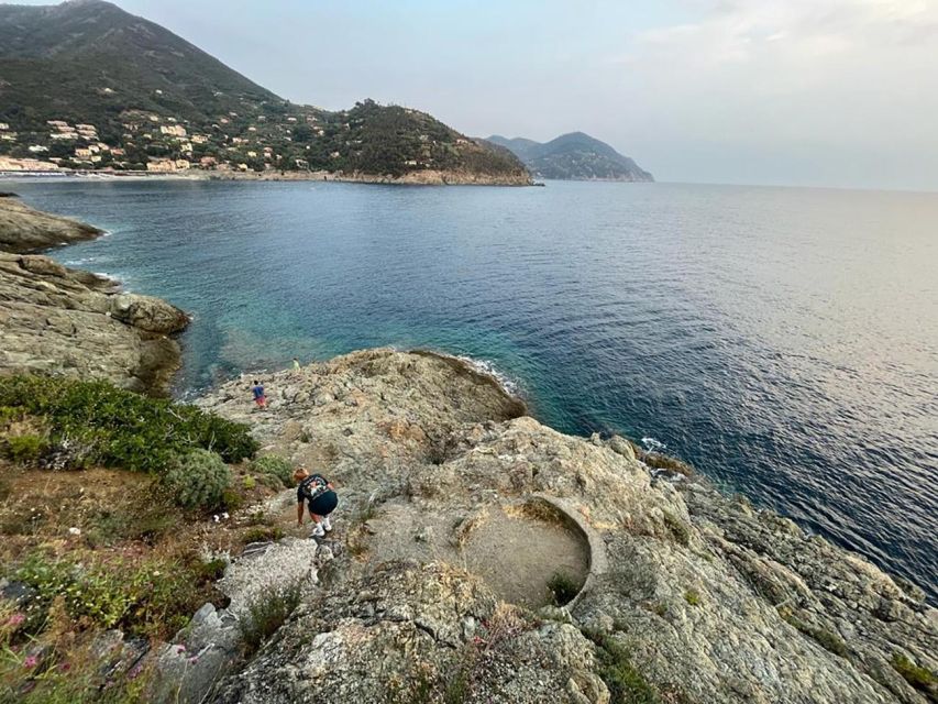 Levanto: Guided E-Bike Tour in Framura with Wine & Focaccia - Framura’s tower and a coffee pause
