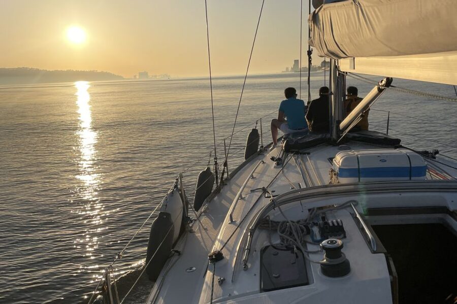 Lisbon: Sunset Sailing Boat Cruise with Wine - Belém Tower and the first river views