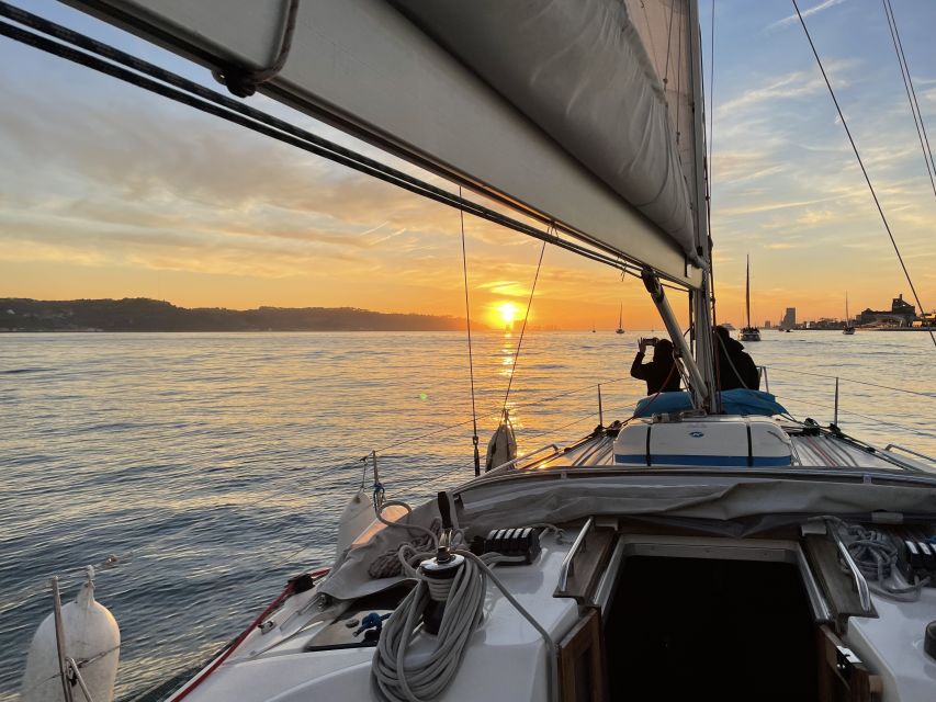 Lisbon: Sunset Sailing Boat Cruise with Wine - Discoveries Monument and Lisbon’s outward gaze
