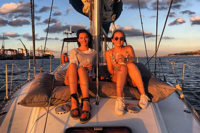 Lisbon Sunset Sailing Tour with White or Rosé Wine and Snacks - Wine, cheese, and the social side of the trip