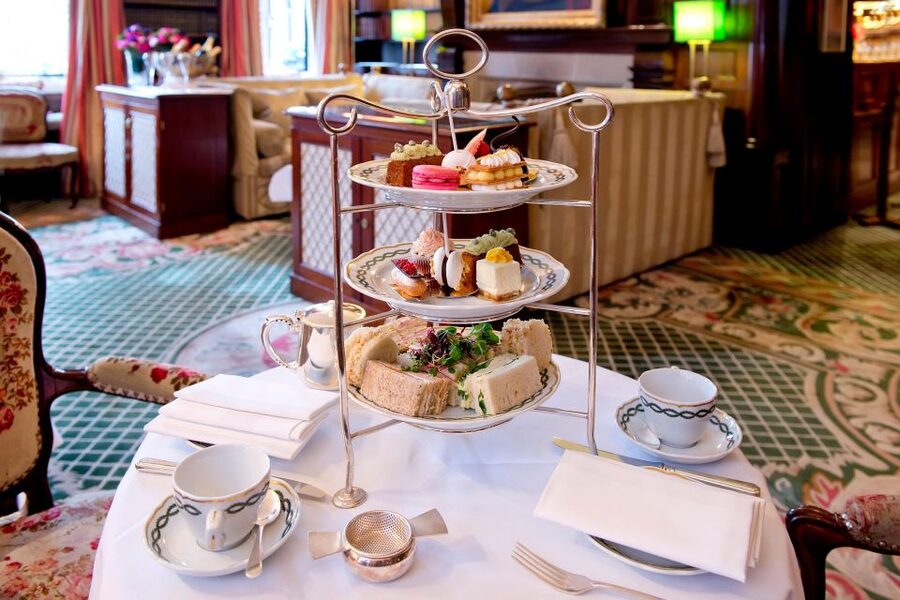 London: Afternoon Tea at The Milestone with Champagne Option - The pastry course is playful and polished