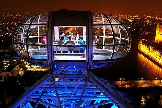 London Eye - Champagne Experience Ticket - Champagne, commentary, and photographs