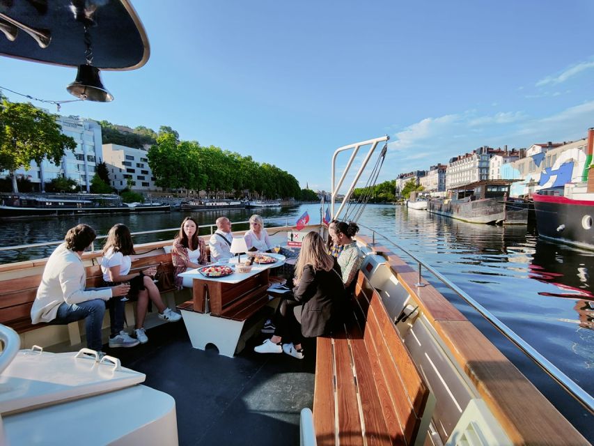 Lyon: City Cruise with Charcuterie, Cheese, and Wine - Boarding at the Confluence harbor