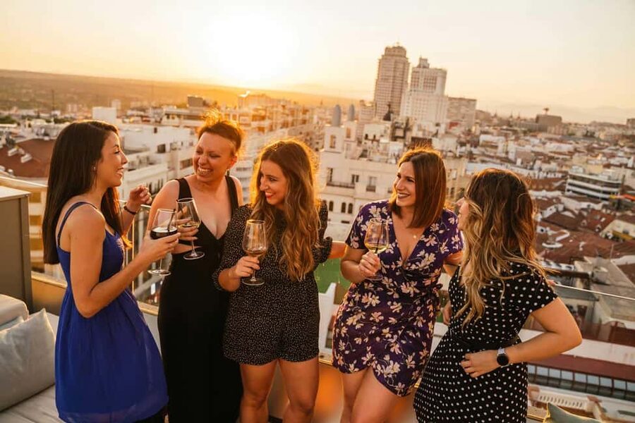 Madrid: Tapas & Wine Tour with Visit to a Rooftop - La Latina: the tour’s most social stretch