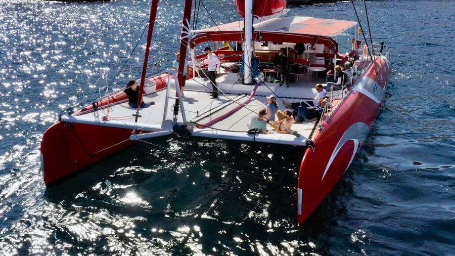 Marseille : Calanques Catamaran Cruise with Lunch & Wine - Morgiou is the main lunch and swimming stop