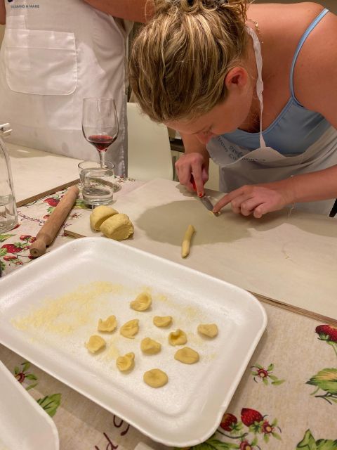 Masterclass Pasta & Focaccia with Wine - Cooking together, then sitting down to eat