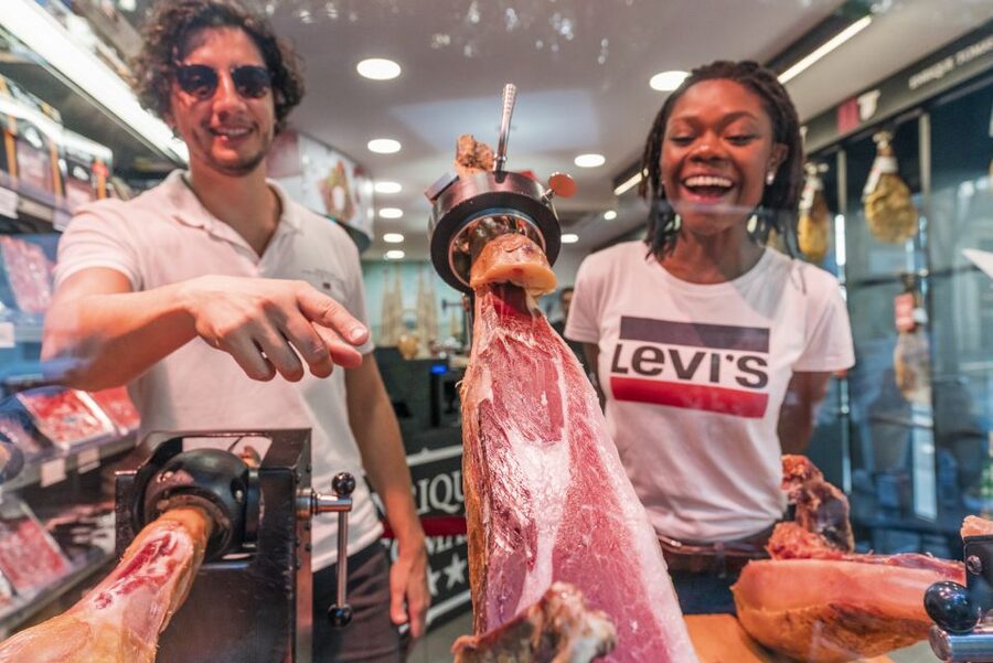 Menu Ibérico - Jamón & Cava near Sagrada Familia - Gazpacho and the change to cured foods
