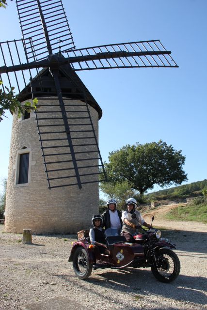 Meursault: Tour of the Vineyards on Motorbike with Sidecar - The sidecar: charming, open-air, and not for everyone