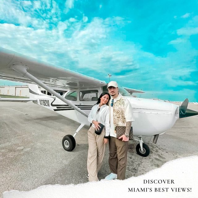 Miami Beach: Private Luxury Airplane Tour with Champagne - Bill Baggs Cape Florida State Park and the return
