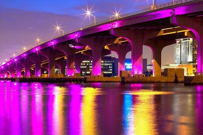 Miami Sunset Champagne Cruise with Skyline Views - Downtown Miami at golden hour