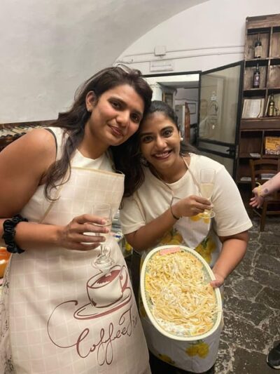 Pasta and Tiramisu Cooking Class with Wine