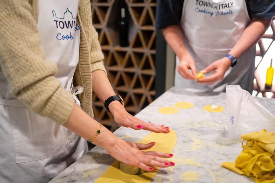Milan: Pasta Class with Gelato or Tiramisù & Unlimited Wine - Value at $105 Per Person