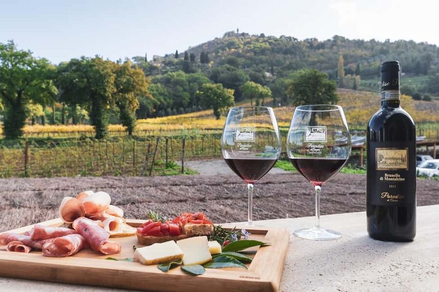 Montalcino: Premium Wine Tasting with light-lunch and Tour - The tasting lineup, from Rosato to Riserva