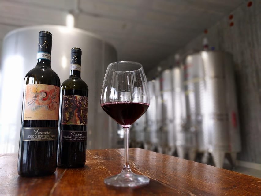 Montepulciano: Artisan Heroic Wine Tasting at the Terrace - Should you book Podere della Bruciata?