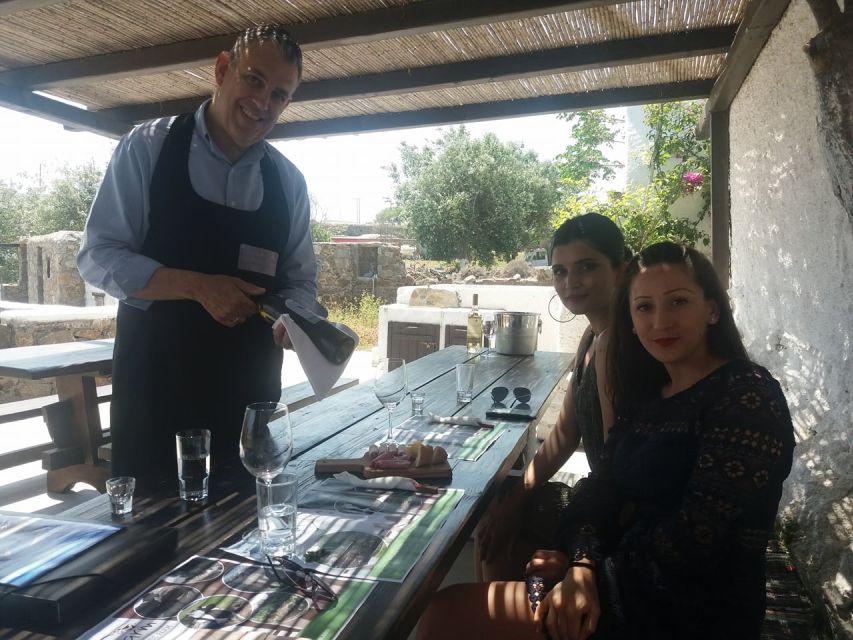 Mykonos: Wine Tasting at a Mykonian Farm - Four wines, one guided lesson