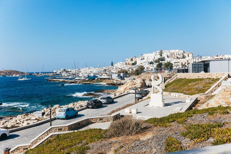 Naxos: Naxos Town Food Tour with Tastings and Wine - Meet at the marble Sphinx by the waterfront