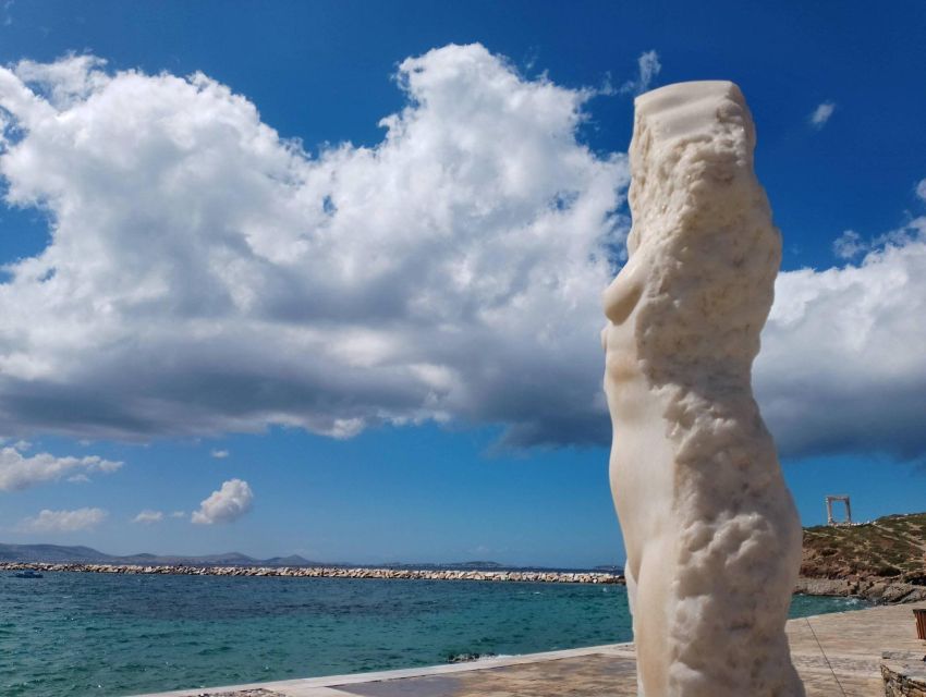 Naxos: Wine and Mythology Sunset Tour - Meeting at the Sphinx and starting by the waterfront