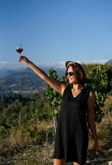 Nice: Vineyard Tour with Wine Tasting - Walking through the vines and production area