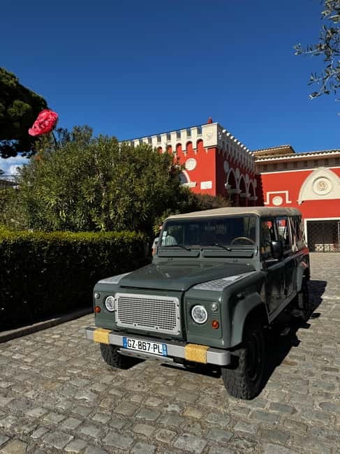 Nice : Wine Tasting at a Historic Château in a Land Rover ! - Free time, shopping, and factory-price bottles