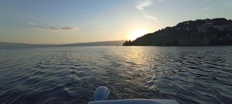 Ohrid Wine Tasting Boat Cruise - Unlimited Wine - Four wines and a local cheese platter