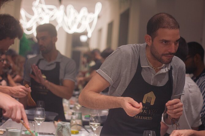 Paella Cooking Class in Madrid with Bottomless Wine Pairing - The food served while you cook